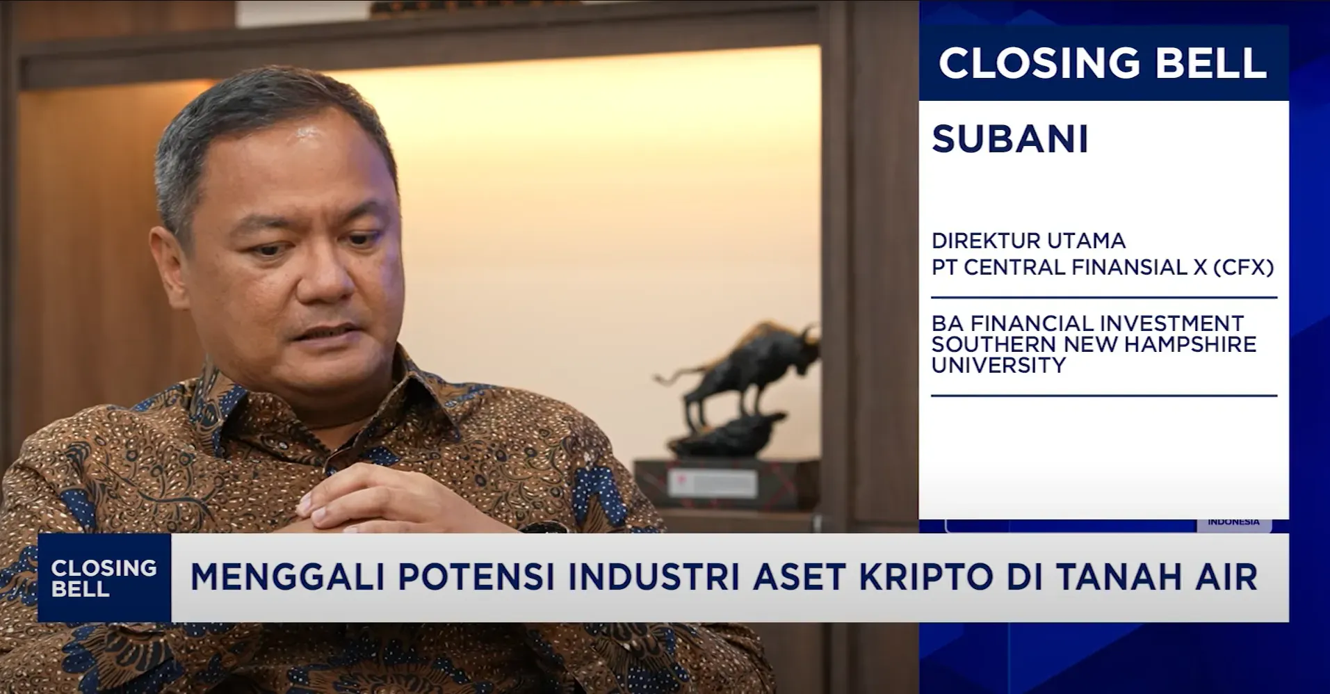 Membedah Potensi Industri Aset Kripto di Tanah Air Bersama Bursa CFX
